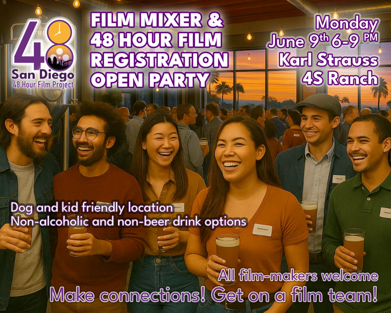 North County Filmmaker Mixer & Registration Opening Party