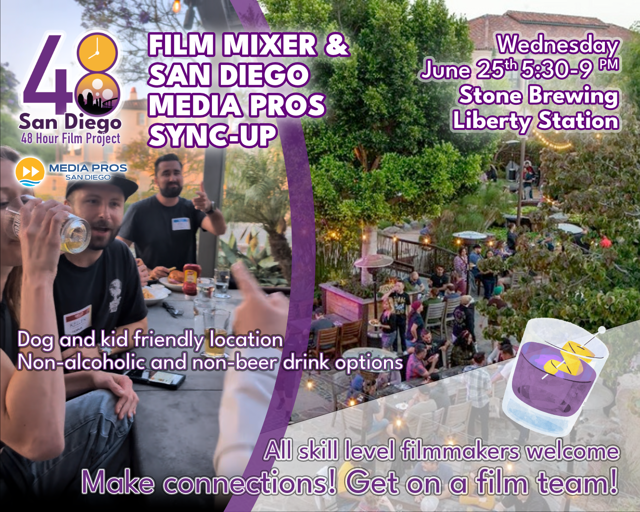 Mixer & Sync Up with SD Media Pros at Stone Liberty Station