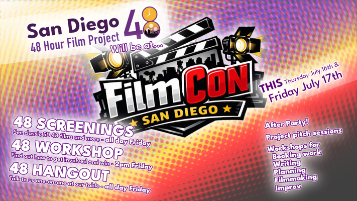 San Diego 48 at FilmCon San Diego - July 16-17